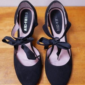 Women's Size 9 Chelsea Crew Black Wedge Heel